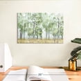 thumbnail image 3 of Elephant Stock Into The Forest Light Wall Art - Horizontal Canvas Wall Art - Dining Room Wall Decor - Floral And Botanical Canvas - Blue And Green Decor By Allison Pearce - 12" x 8", 3 of 8