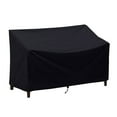 thumbnail image 2 of Housse de Banc d'Extérieur 420D Robuste - Protection Imperméable pour Meubles de Patio pour Bancs de Jardin 2 Places - Housse de Fauteuil de Sofa Résistante à Toutes les Intempéries, Convient aux Meubles en Métal et Bois, 63 x 26 x 35 Pouces, 2 of 9