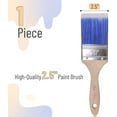 thumbnail image 2 of Bates- Paint Brushes, 2.5-Inch, 1 Pack, Treated Wood Handle, Paint Brushes for Walls, Stain Brush, 2 of 7