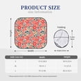thumbnail image 3 of Fotbe Small Coral Red Flowers Juego de 2 Piezas de Parasoles para Parabrisas | Bloqueador Solar para Auto | Accesorios Plegables para Protección Solar Interior-Small, 3 of 6