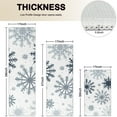 thumbnail image 4 of Blue Christmas Snowflake Pattern Kitchen Rugs Sets Of 3,Kitchen Runner Rugs Non Skid Washable,Decorative Kitchen Floor Mats for Kitchen,Sink,Laundry,17"x30"+ 17"x47" + 17"x59", 4 of 6