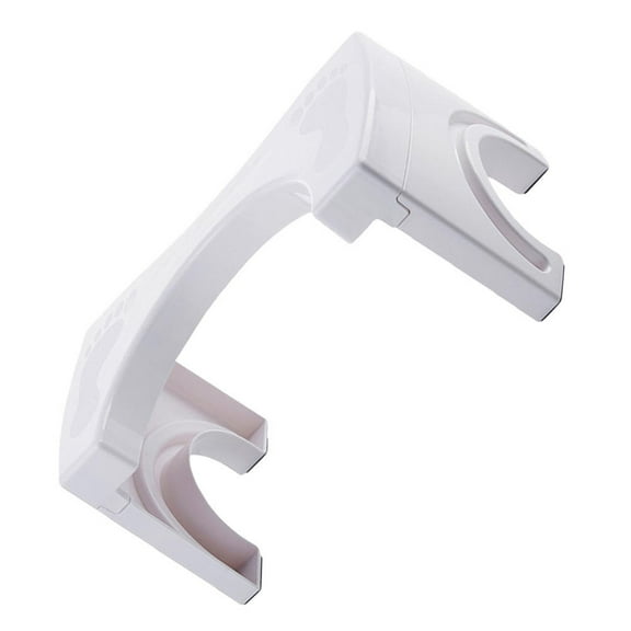 Amosfun Plastic Toilet Foot Stool Folding Bathroom Step Stool for Adults White