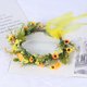 thumbnail image 3 of KAKOWELY Diadema con guirnalda floral para novia, accesorio de fotografía para fiesta de bodas, 3 of 5