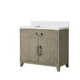 thumbnail image 2 of Laurel 36 in W x 22 in D Grey Oak Single Bath Vanity and Cultured Marble Top, 2 of 5