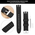 thumbnail image 1 of Spring Bars Quick Release Silicone Watch Band Watch Band, For YTB400 SwatchYTS401/402/409/713, 1 of 8