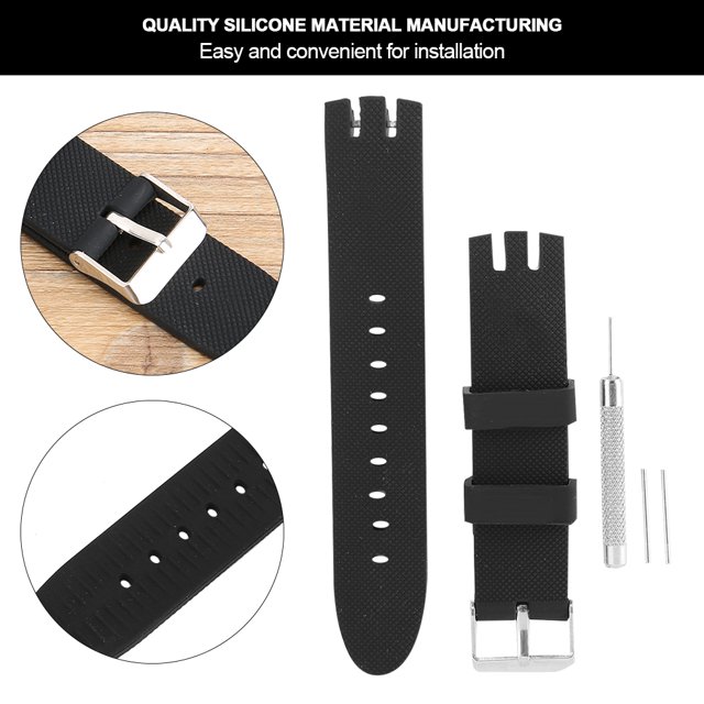 Spring Bars Quick Release Silicone Watch Band Watch Band, For YTB400 SwatchYTS401/402/409/713