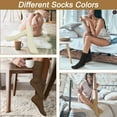 thumbnail image 5 of 5 Pairs Slouchy Socks for Women - Knit Cotton Tube Cute Knee High Boot Long Scrunch Slouch Socks Gifts, 5 of 7