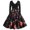 Red, variant on Fesfesfes Women Gowns Patchword Vintage Rockabilly Dress Dresses Christmas Bow Party Dress Tops on