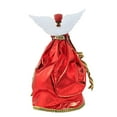 thumbnail image 2 of Serenity Treetopper Red - One Angel Tree Topper 12.5 Inch, Polyresin - African American Angel 19213, 2 of 4