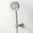 thumbnail image 2 of Wall Mount Shower Head Holder, 304 Stainless Steel Handheld Shower Wand Bracket, Adjustable Shower Wand Holder, 360° Swivel Ball Joint, Fits 1/2" Shower Heads, 2 of 5