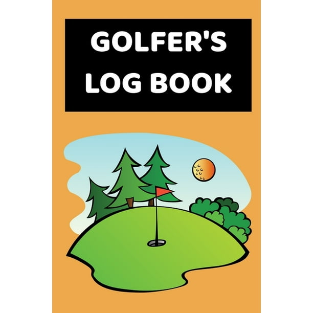 Golfers Log Book 6" x 9" Kids Golf Notebook with Game Score Templates to Track Golfing Stats