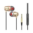 thumbnail image 4 of 3.5mm Wired In-Ear Earphone Heavy Bass Stereo Volume Control Headphone with Mic-Silver, 4 of 5