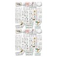 thumbnail image 1 of Transemion 5pack/lot Wedding Stickers Kits With Unique Designs For Scrapbooking 2Set, 1 of 6