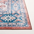 thumbnail image 6 of SAFAVIEH Arizona Reannon Oriental Polyester Machine Washable Area Rug, Blue/Rust, 8' x 10', 6 of 13
