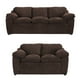 thumbnail image 1 of Sala 3-2 TRINITY Aston 2 Piezas ( Sofá, Love Seat ) Chocolate Para Sala, 1 of 12