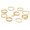 HZS20971, variant on Geometric Gold Plated Knuckle Rings Set for Women - Fashion Alloy Statement Ring Set - European American Style