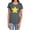 Charcoal, variant on Steven Universe Star Women's T Shirt, Athletic Heather, Small