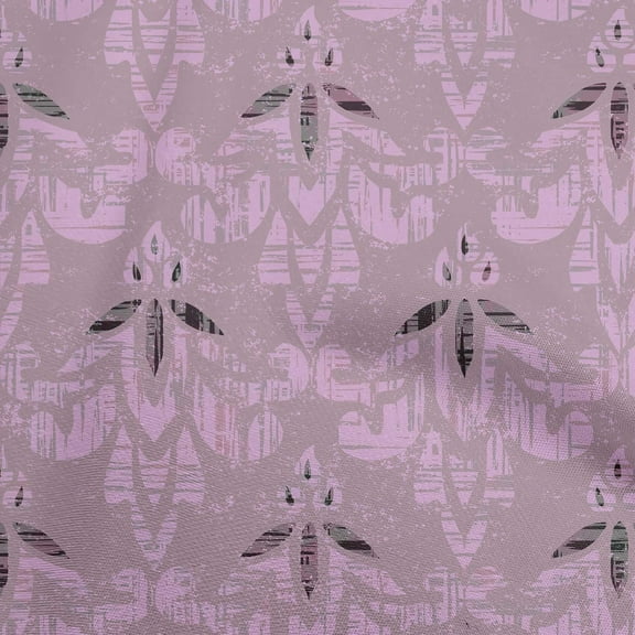 oneOone Polyester Spandex Dusty Pink Fabric Damask Sewing Fabric By The Yard Printed Diy Clothing Sewing Supplies 56 Inch Wide