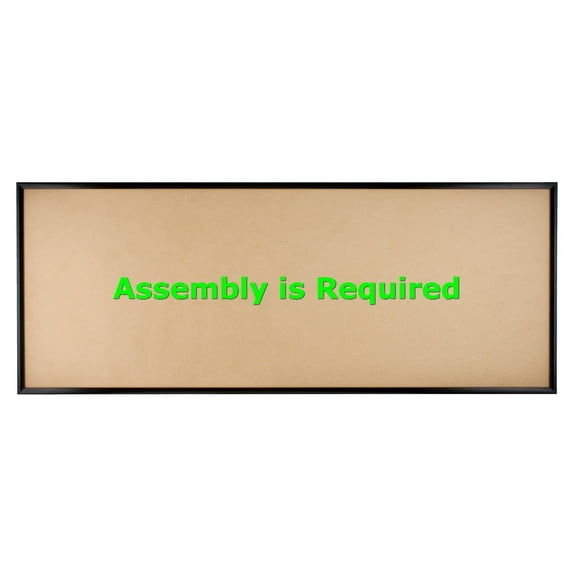 Quadro Frames 11x28 inch Picture Frame, Black, Style P375-3/8 inch Wide Molding