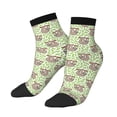 thumbnail image 3 of Salouo Cute Animal Sloth On A Branch Pattern Unisex Middle Tube Socks,Middle-Finger Knee High Socks Over The Calf Tube Stocking Crew Stockings for Women and Men Tube Socks, 3 of 8