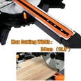 thumbnail image 5 of 10-Inch Miter Saw, Sliding Compound Miter Saw, 2-Speed 5000/3200 Rpm, Single Bevel 0-45 ° , 48t Blade Evolution Table Saw, Wood Working Tools And Equipment, Cutting Wood Pvc Or Soft Metal, 5 of 9