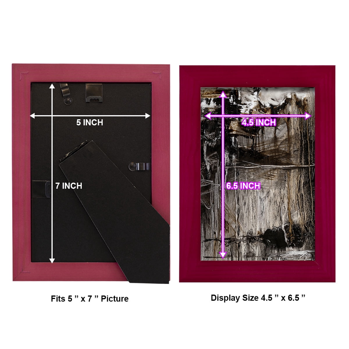 Continuum II -Framed Print w/glass-Cherry Red