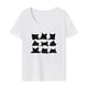 thumbnail image 2 of Camiseta para mujer de verano Tops cuello redondo camiseta básica para uso diario oficina L, 2 of 7