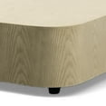 thumbnail image 4 of Benjara Cid Macy 36 Inch Low Coffee Table, Square Modern Style, Beige Brown Finish, 4 of 5