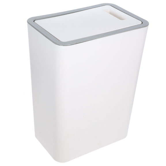 MLINS Plastic Trash Can Trash Bucket Garbage Can Large Capacity Trash Can Waste Container