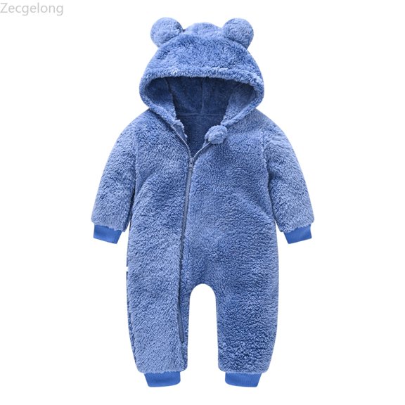 Zecgelong Coat Jumpsuit Baby Bear Girls Infant Boys Warm Snowsuit Hooded Thick Girls Coat&jacket