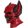 thumbnail image 3 of Máscara de disfraz de festival de Halloween, máscara de miedo del , máscara de cosplay para juego de simulación, 3 of 9