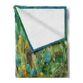 thumbnail image 2 of Starfish Soft Flannel Fleece Blanket, Underwater Marine Life with Colorful Sponges and Starfish Surrounded by Seagrass, Cozy Plush for Indoor and Outdoor Use, 70" x 90", Multicolor, by Ambesonne, 2 of 5