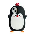 thumbnail image 1 of Funda de silicona YAKVOOK Kawaii Cartoon Penguin para iPhone 11, 1 of 7