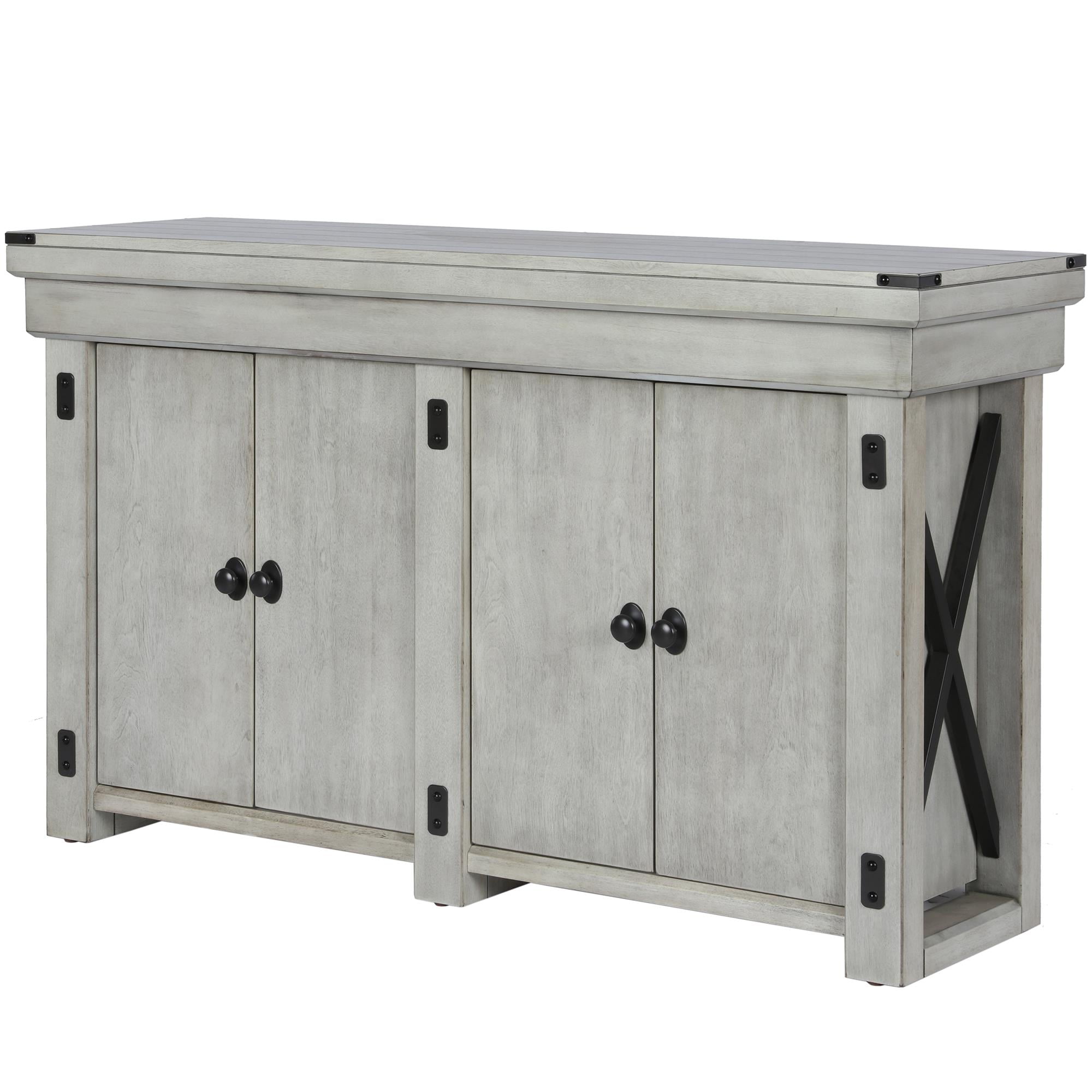 white fish tank stand