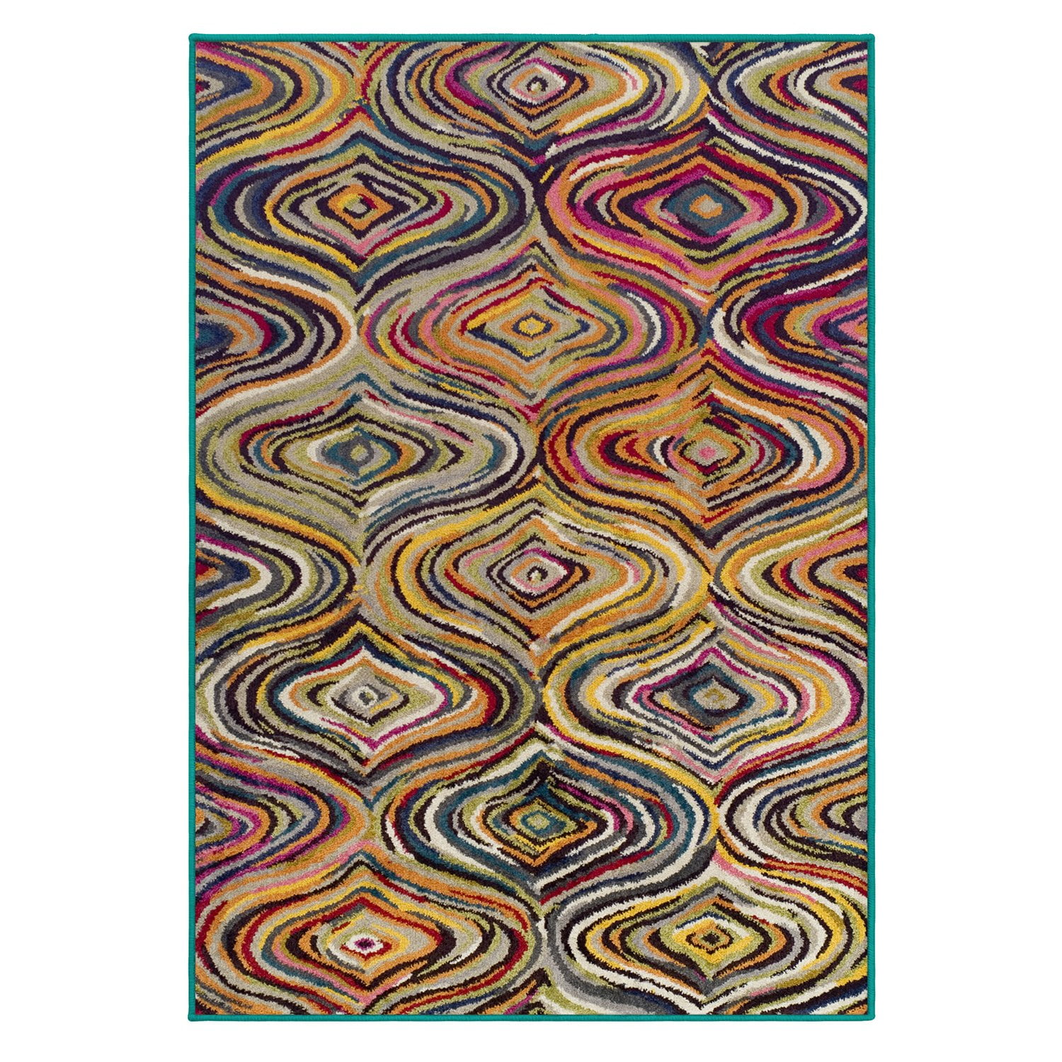 Jubilee Retro Abstract Area Rug 8 ft. x 10 ft.