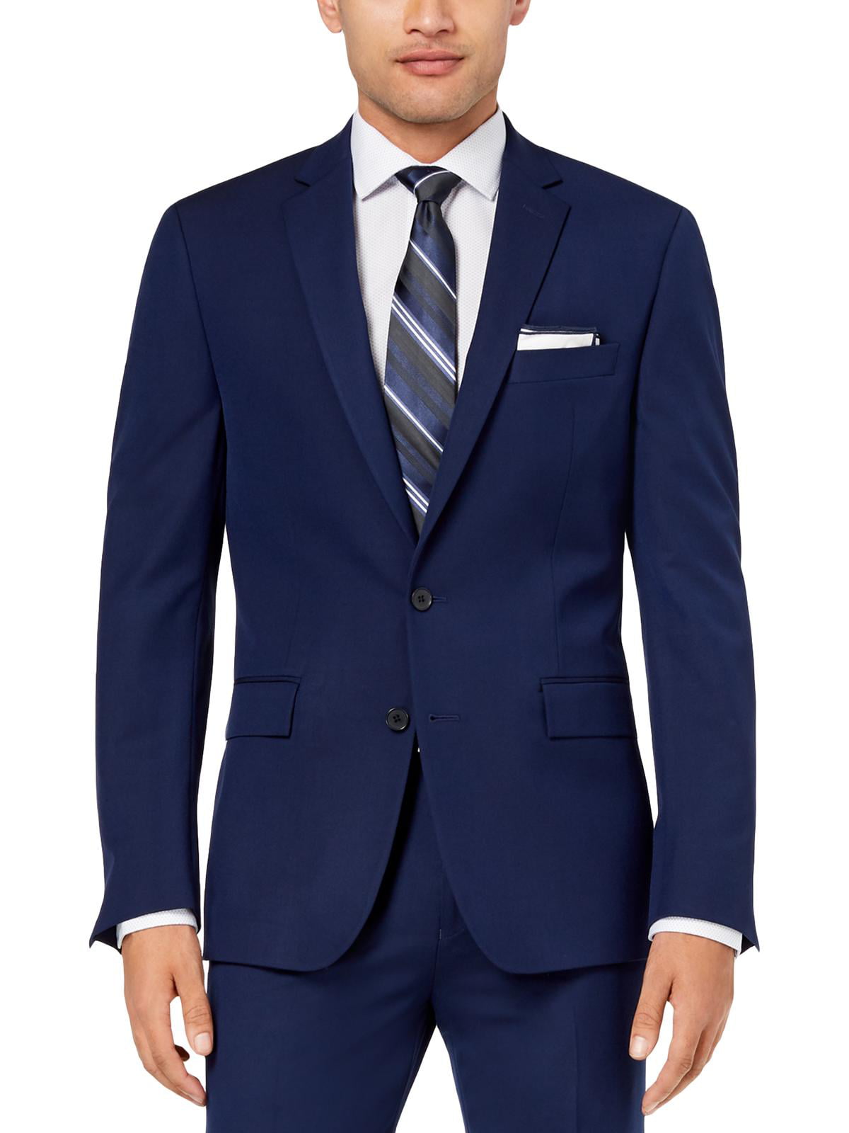 Ryan Seacrest Distinction Mens Slim-Fit Birdseye Jacket
