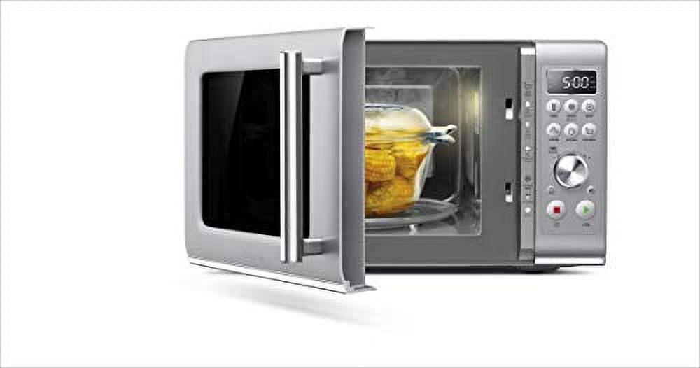 Breville BMO650SIL1BUC1 The Compact Wave Soft Close Microwave - image 3 of 6