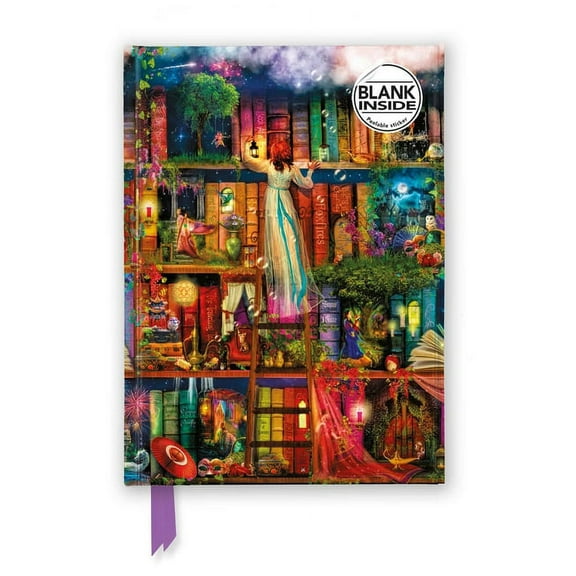 Flame Tree Blank Notebooks Aimee Stewart: Treasure Hunt Bookshelves (Foiled Blank Journal), (Hardcover)