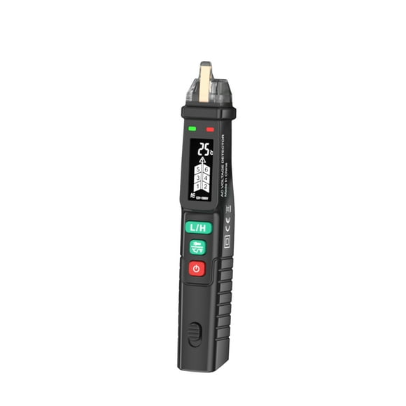 Mastfuyi FY18D Probador de voltaje CA sin contacto con doble rango 12V-1000V / 48V-1000V Multifunció Mastfuyi Probador de voltaje