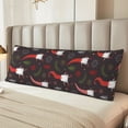 thumbnail image 6 of Lsque Cute Christmas Gnomes Body Pillow Case Cover,Ultra-Soft Microfiber Bed Pillow Cases 20x54 inches,Elegant Bedding,Breathable Durable Pillow Cover with Envelope Closure, 6 of 8