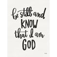 thumbnail image 2 of Jaxn Blvd. 12x14 White Modern Wood Framed Museum Art Print Titled - Be Still and Know, 2 of 4