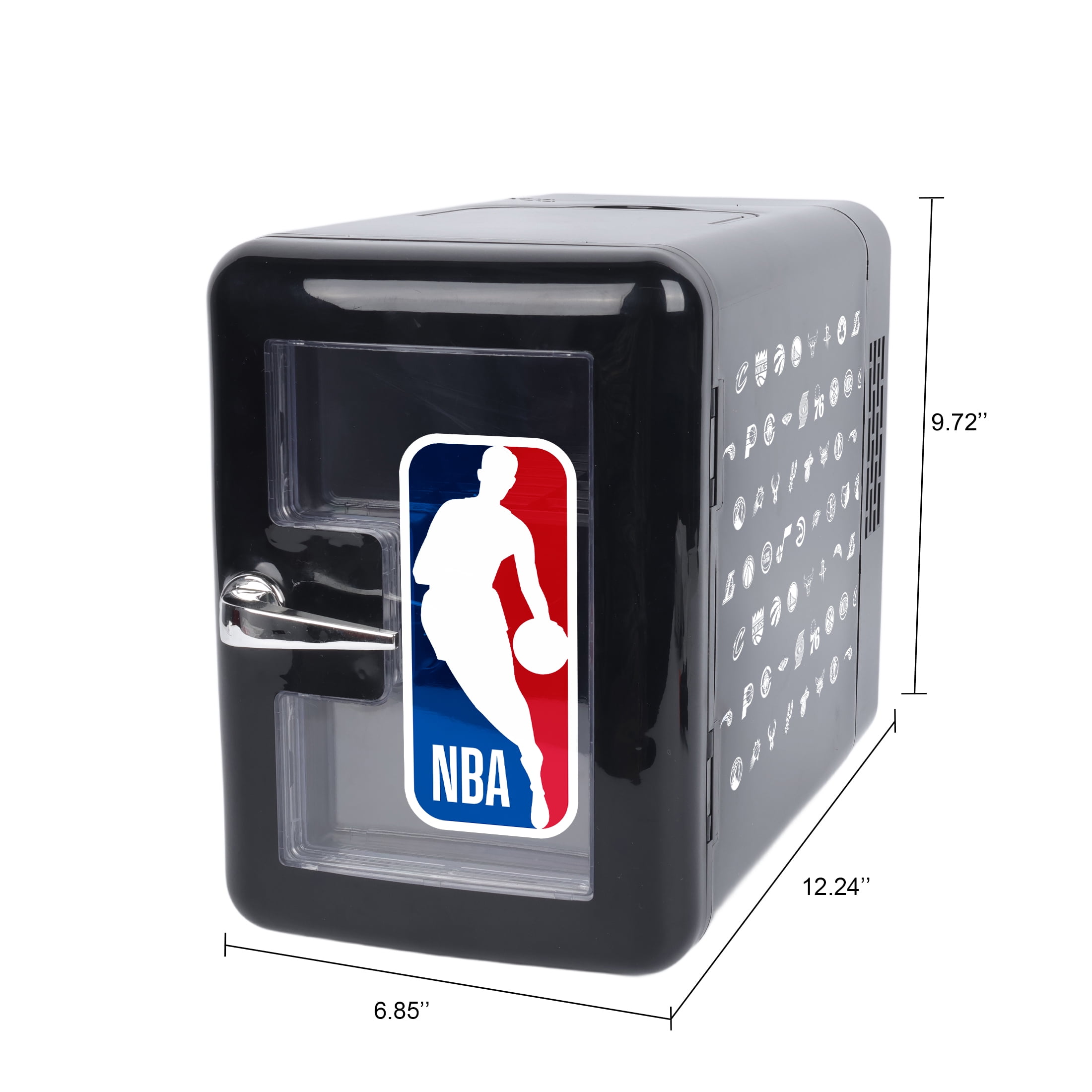 NBA 5L 9-Can Mini Fridge, Black