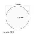 thumbnail image 4 of LOLIPPYY Turntable Slipmat Pad For Vinyl Black Non-slip For Music Playback 1Pack, 4 of 5