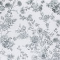 thumbnail image 6 of No. 918 Cillian 2-pack Floral Sheer Tied Bow Tab Top Curtain Panel Pair, Chambray, 50"W x 84"L (2 Panels), 6 of 6