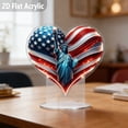 thumbnail image 4 of Independence Day Acrylic Flag Decorative Art – 4th of July Tabletop Ornament, 4 of 6