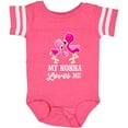 thumbnail image 3 of Inktastic My Nonna Loves me with Two Flamingos Boys or Girls Baby Bodysuit, 3 of 5