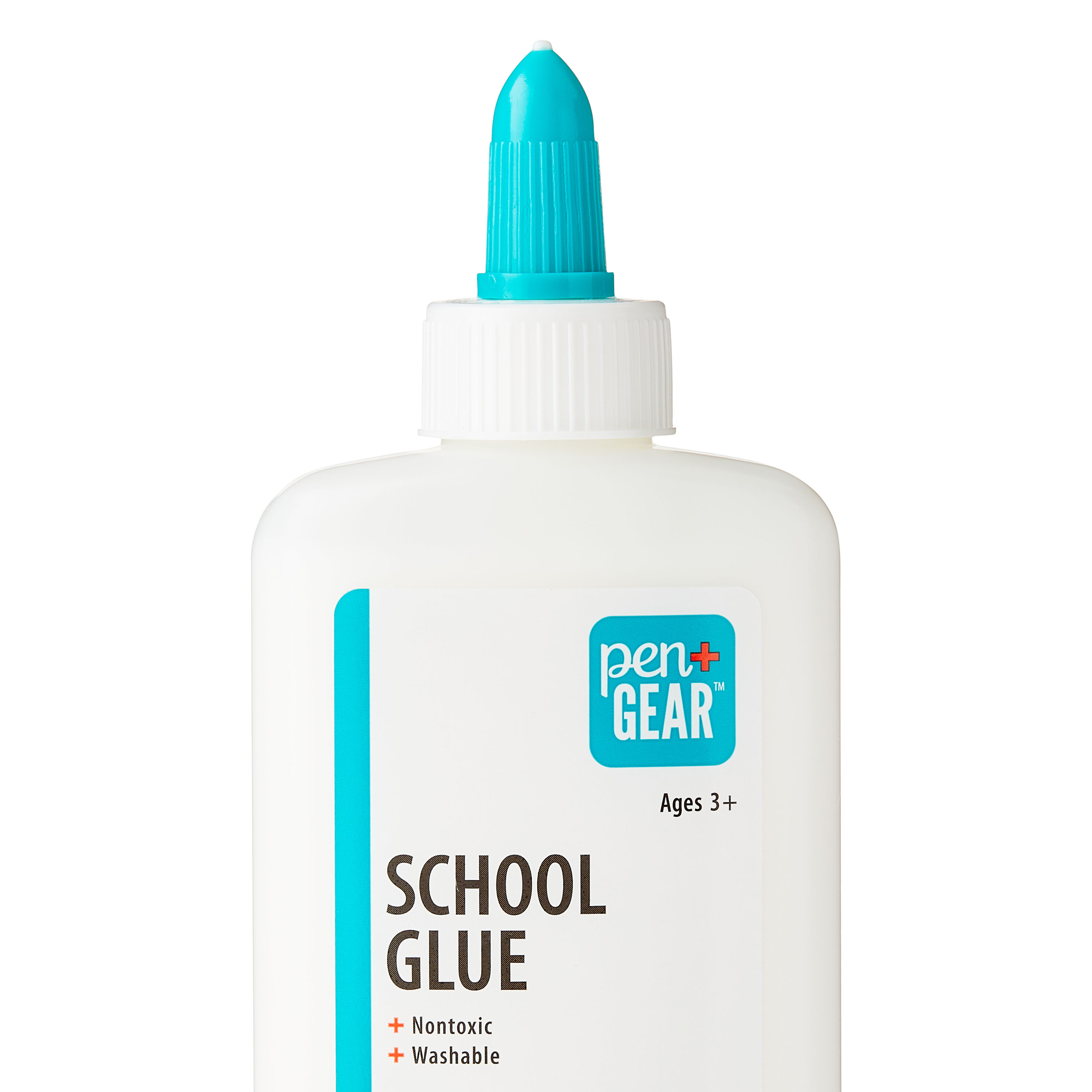 Pegamento escolar Pen+Gear, blanco, lavable, 4 fl oz 4
