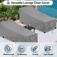 thumbnail image 4 of Funda para Sillón Tumbona de Patio OutdoorLines Impermeable Gris, 4 of 9