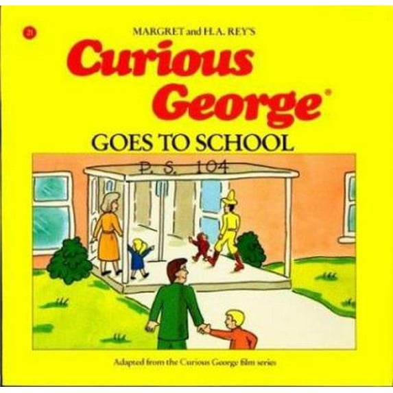Pre-Owned Curious George Goes to School (Hardcover) 0395519446 9780395519448