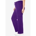 thumbnail image 3 of Woman Within Plus Size Tall Better-Fleece Pull-On Cargo Sweatpants, 3 of 6